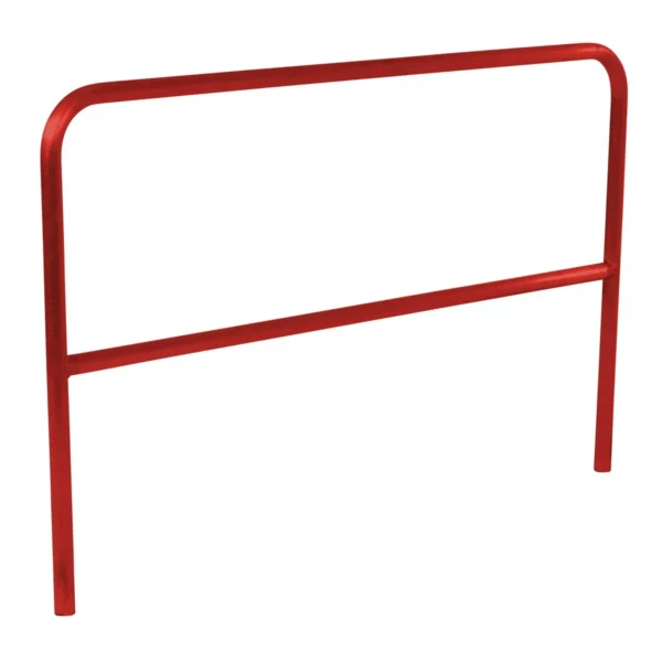 Steel Safety Railing 6 Ft. Length Red