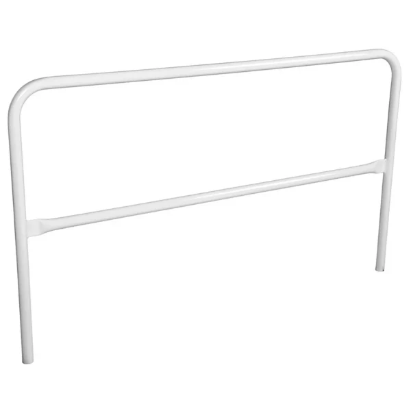 Steel Safety Railing 6 Ft. Length White