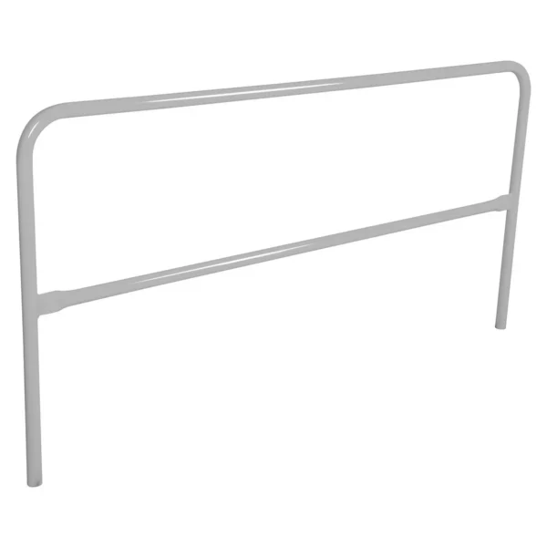 Steel Safety Railing 7 Ft. Length Silver