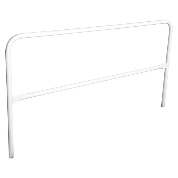 Steel Safety Railing 7 Ft. Length White