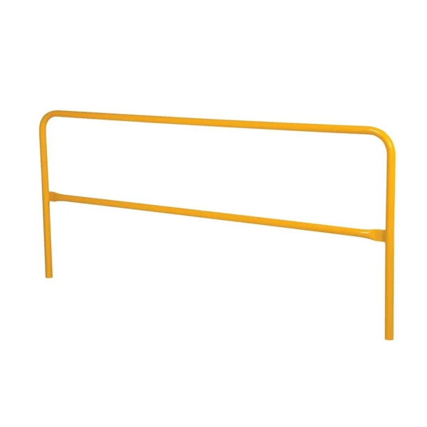 Steel Safety Railing 8 Ft. Length Yellow