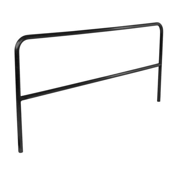 Steel Safety Railing 8 Ft. Length Black