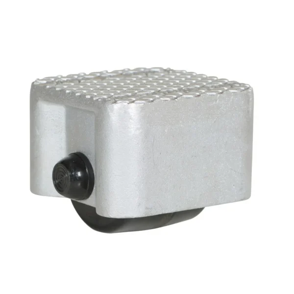 Cast Aluminum Dolly 4-1/2 In. x 4-1/2 In. 1,500 Lb. Capacity Silver