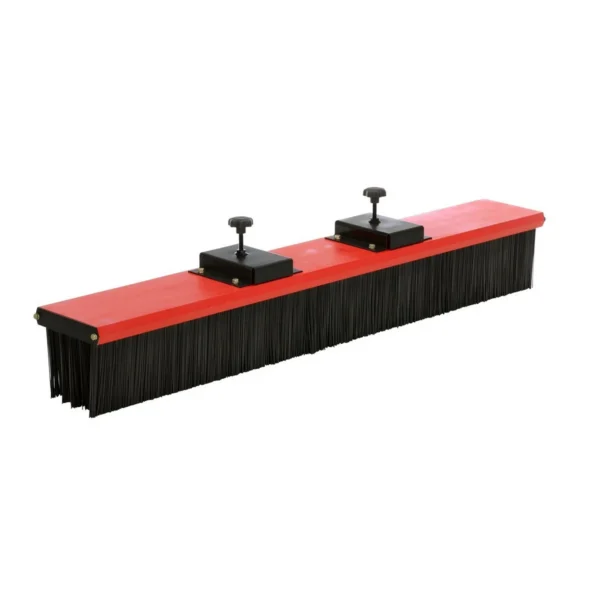 Aluminum Fork Truck Mounted Sweeper 60 In. Wide Brush Red