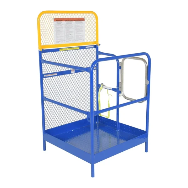 Steel Work Platform 36 In. x 36 In. 1,000 Lb. Capacity Blue