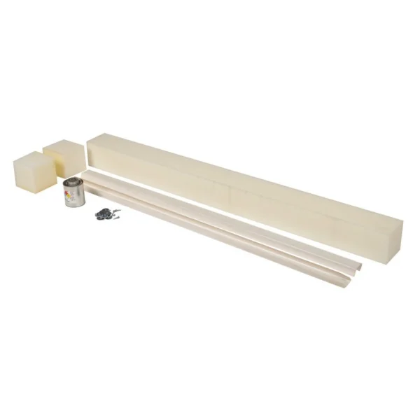 Dual Vinyl Weather Stripping For 110 In. Pit Dock Leveler Models White